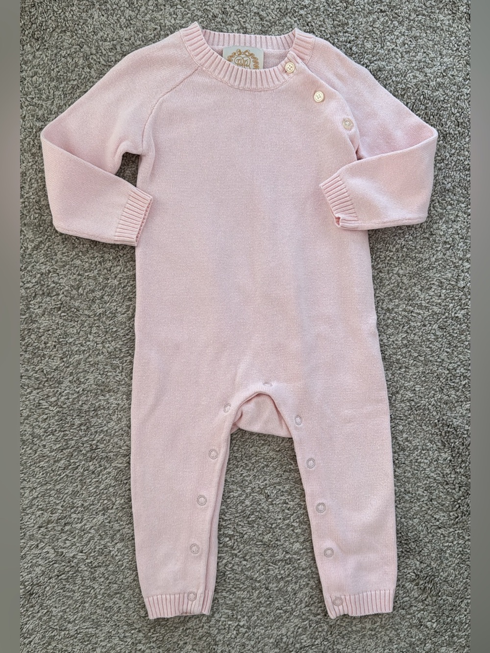 TBBC Light Pink Knit One-Piece